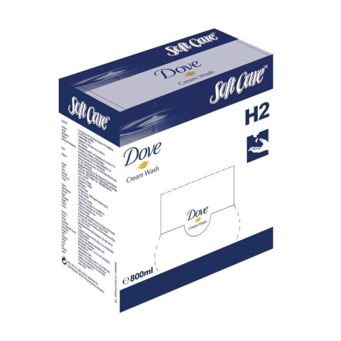 SOFT CARE DOVE H2 800ML kremowe mydło do rąk SOFT CARE DOVE H2 800ML kremowe mydło do rąk
