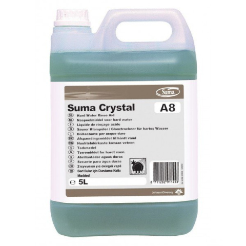 SUMA CRYSTAL A8 5L kwasowy preparat do płukania naczyń SUMA CRYSTAL A8 5L kwasowy preparat do płukania naczyń