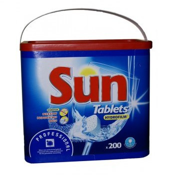 SUN PROFESSIONAL TABLETS 2x100 SZT. tabletki do maszynowego mycia naczyń