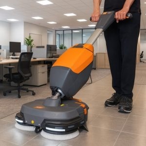 TASKI ULTIMAXX 360 – kompaktowa maszyna szorująco-zbierająca
