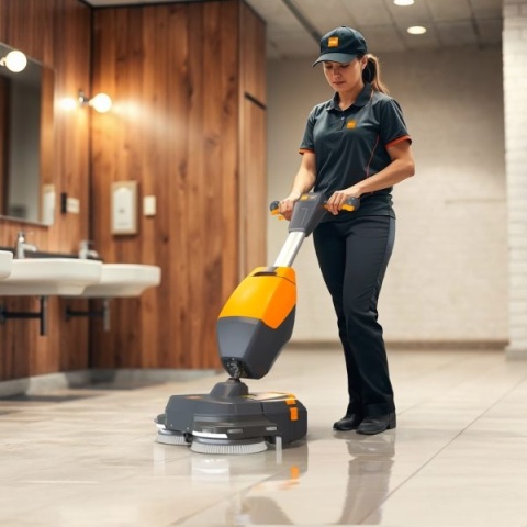 TASKI ULTIMAXX 360 – kompaktowa maszyna szorująco-zbierająca